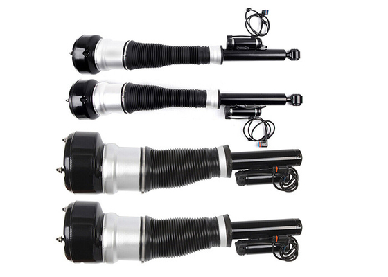 4 PCS ด้านหน้า ด้านหลัง ยืดสายอากาศ หนุนกระแทก สําหรับ Mercedes Benz W221 S500 S550 CL500 RWD A2213205813 A2213205713